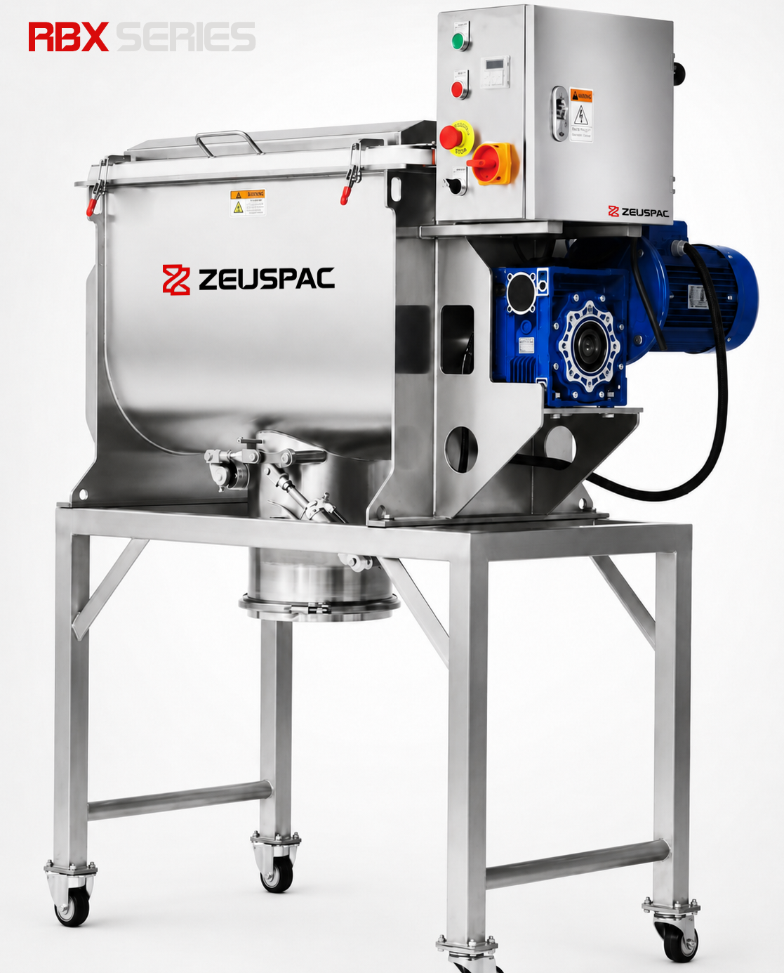 RBX-100 Ribbon Blender Industrial Powder Mixer 5 Cubic Foot / 100L