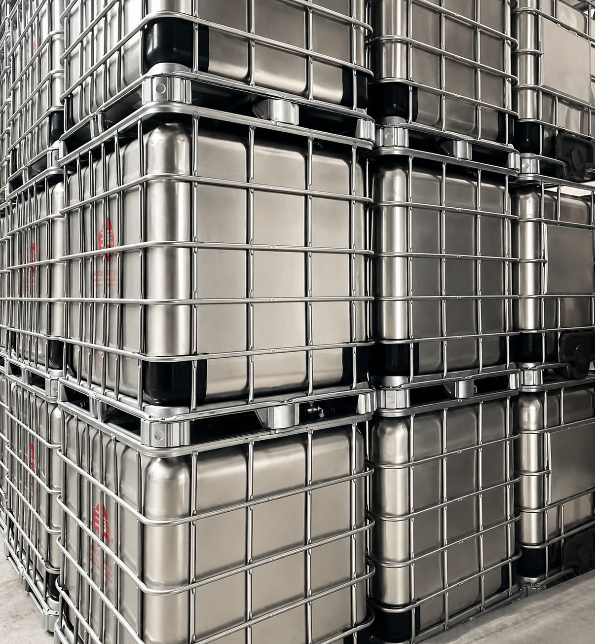 Stainless Steel IBC Tote Tanks (1000L / 275 Gallon)